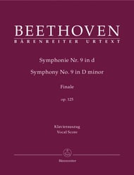 Symphony No. 9 in D Minor, Op. 125 SATB Choral Score cover Thumbnail